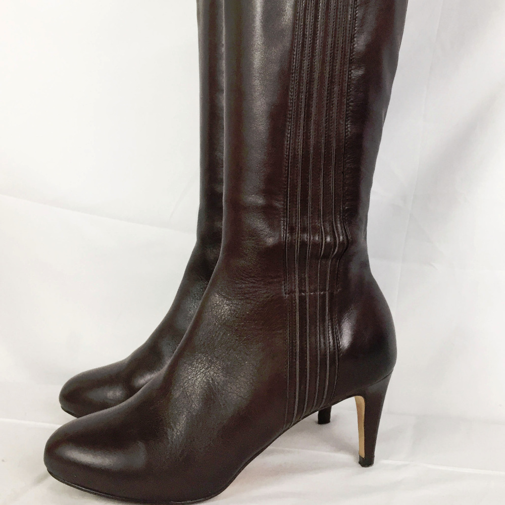 6.5 Cole Haan Nike Air Brown Tall Boots kitten Hee